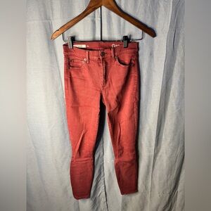 GAP Women's Deep Red Skinny Jeans